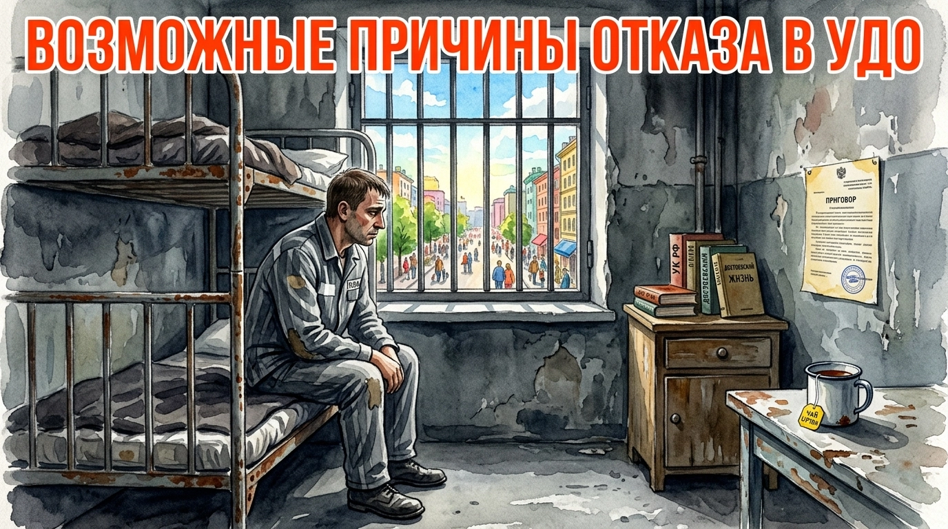 Возможные причины отказа в УДО: российская практика Возможные причины отказа в УДО: российская практика